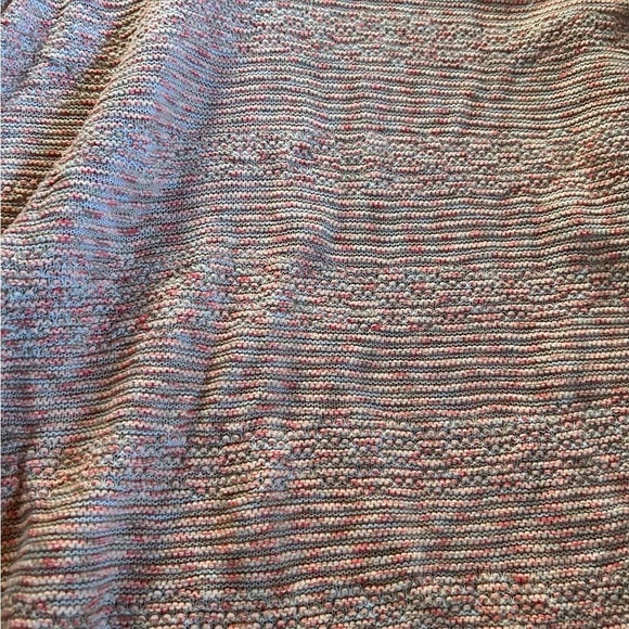 Catherines Open Front Cardigan Sweater Womens Plus Size 1X Pink Short Sleeve - Picture 7 of 8